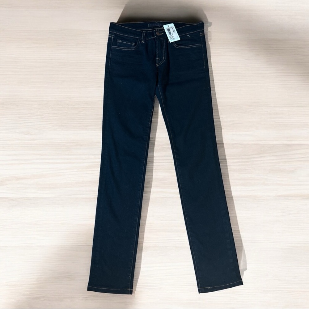 J Brand Black Super Skinny Low Rise Denim Jeans size 26 NWT